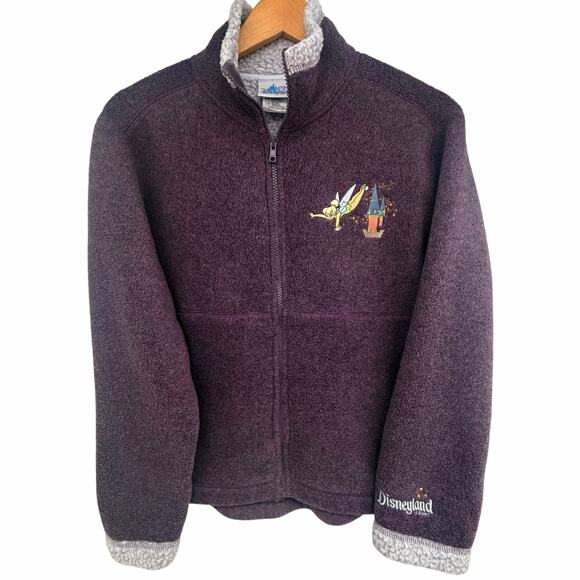 Disney Jackets & Blazers - Disneyland Resort Tinker Bell Fleece Jacket Women's S